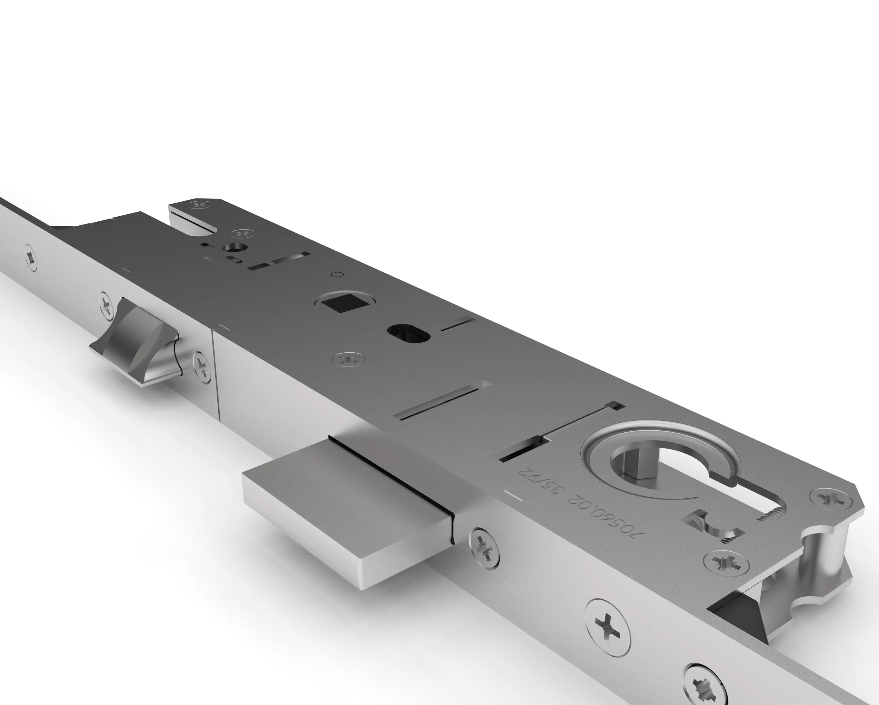 Trozatvorna brava za Al vrata na potez sa kljunom 35/92 mm