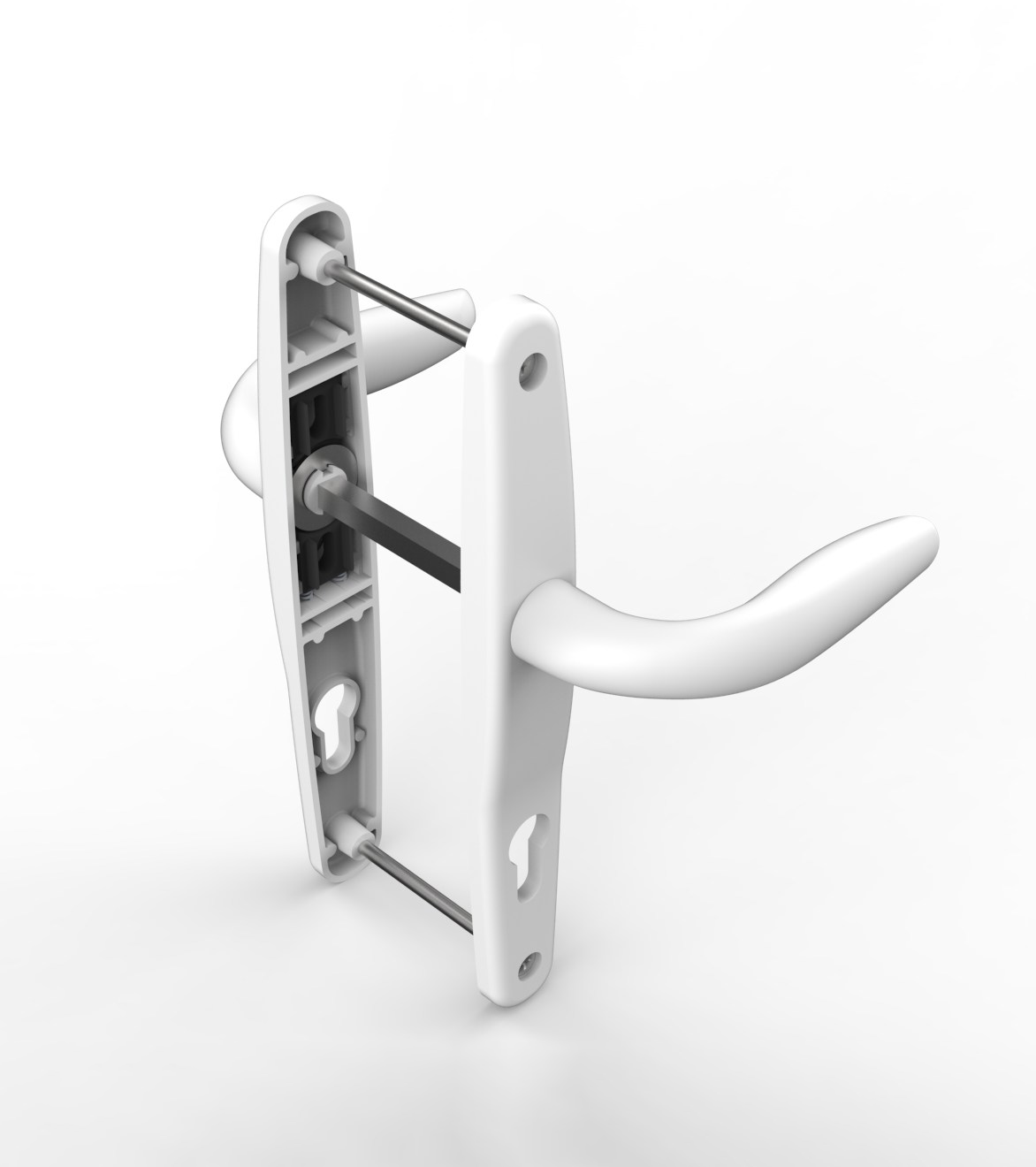 Kvaka sa stitom za ALU vrata - 92/34 mm