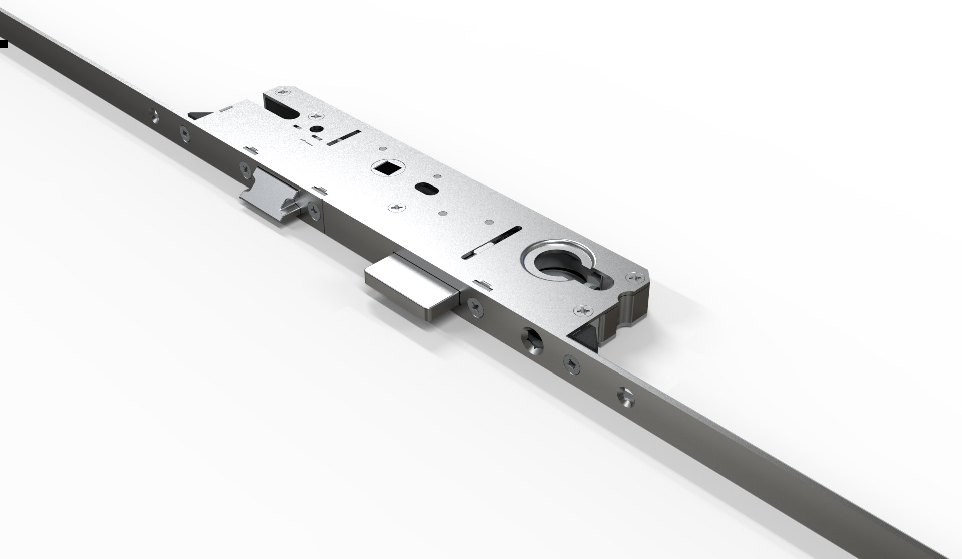 Trozatvorna brava na ključ sa kljunom za PVC vrata 45/92 mm